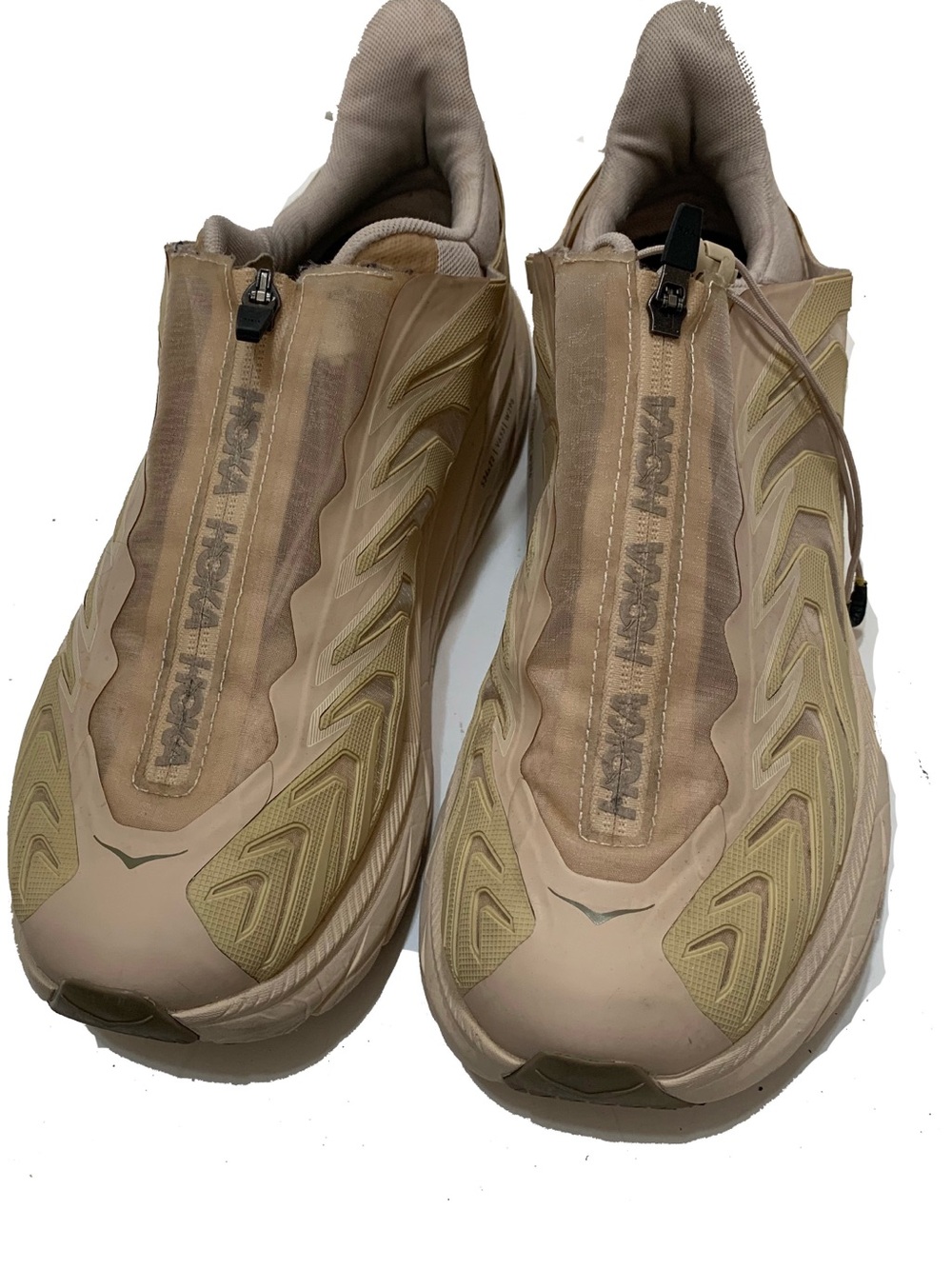 Hoka project clifton Beige Athletic Sneakers